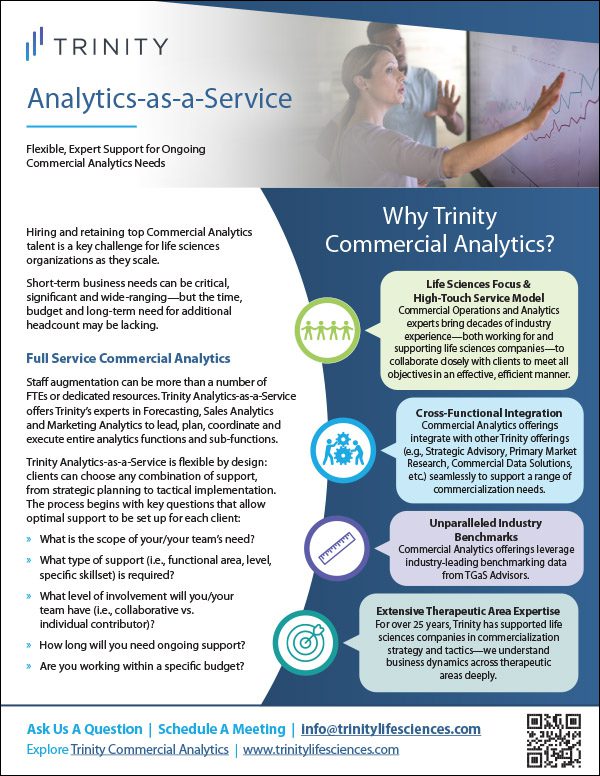 Commercial Analytics Brochure cover